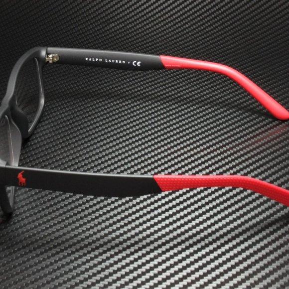 Ralph Lauren Polo Matte Black Eyeglasses - Picture 2 of 5